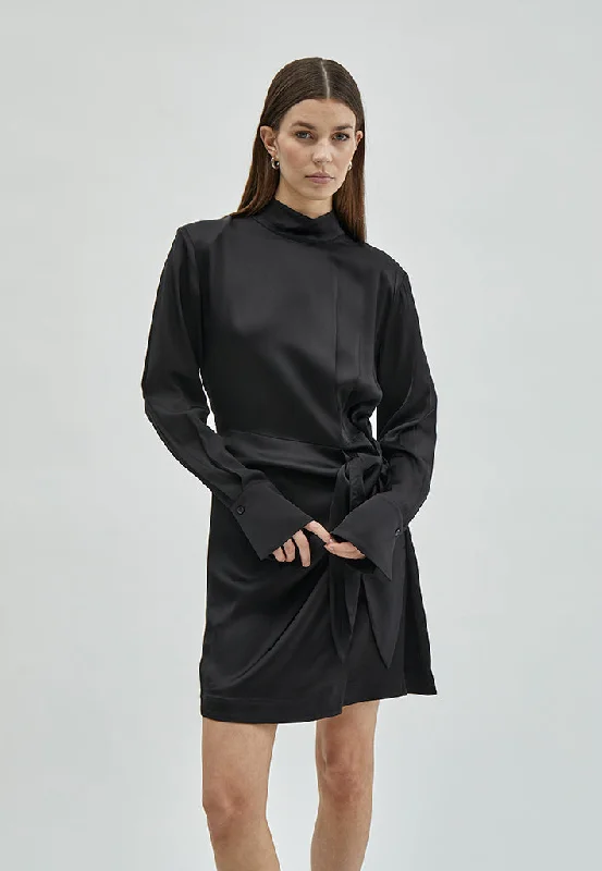 MSKamia Short Dress - Black