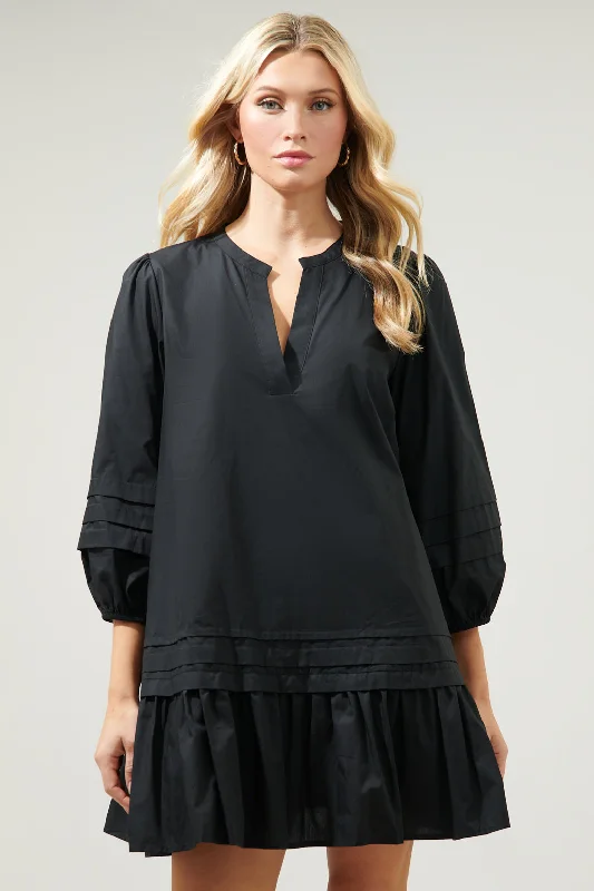 Velma Ruffle Shift Dress